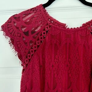 Twik by Simon’s Maroon Dress, Size M